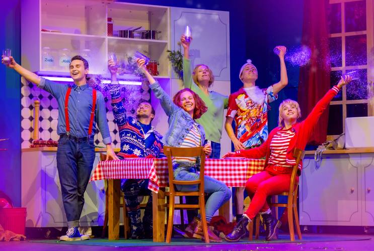 Ensemble beim weihnachtlichen Finale